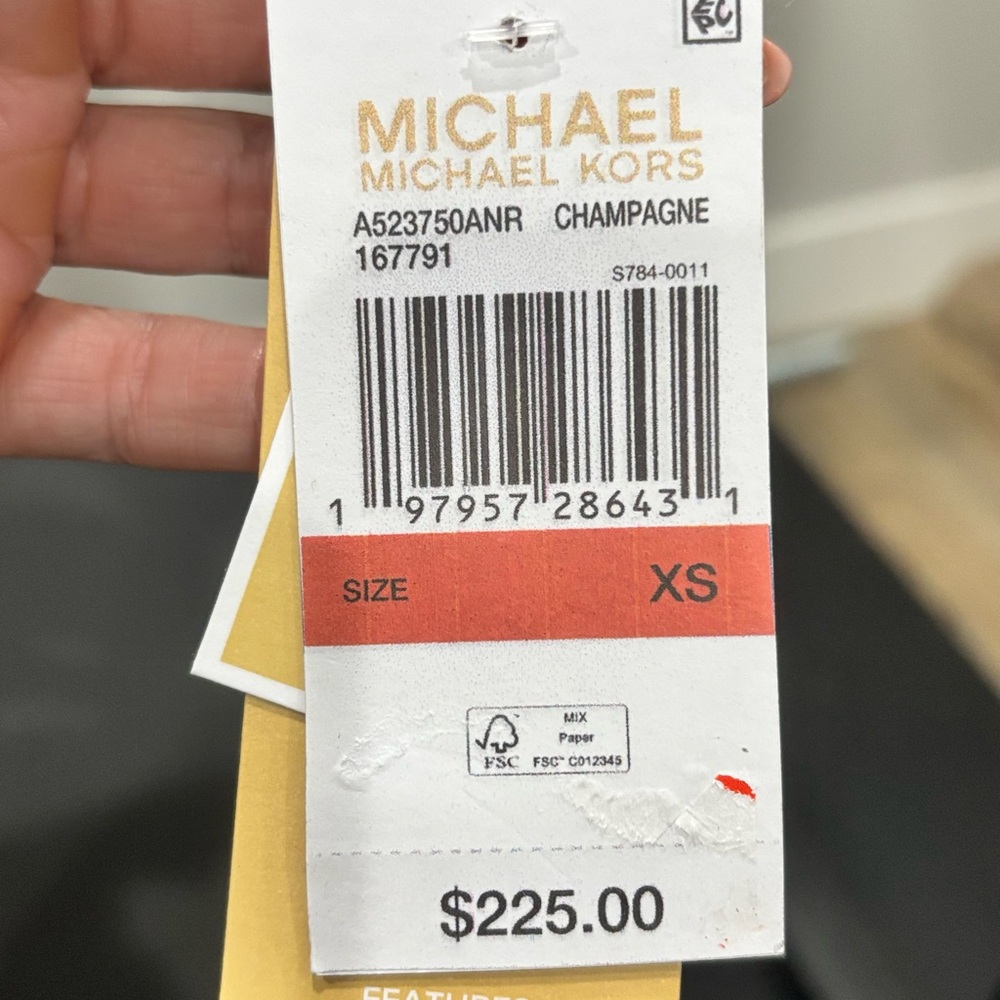 Michael Kors Champagne Sherpa Jacket - Picture 9 of 10
